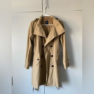 GAP TAN TRENCH COAT US SIZE S